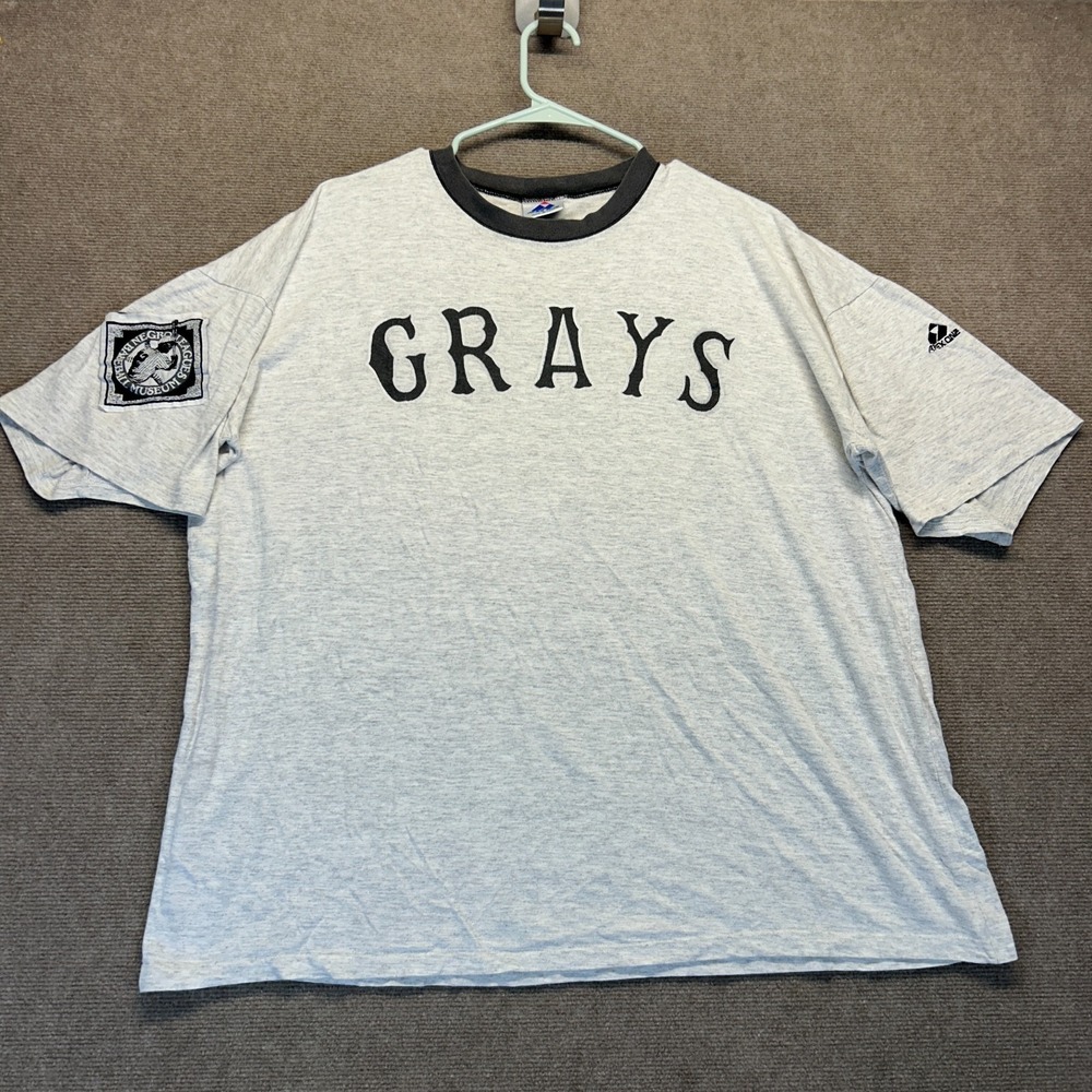 Homestead Grays Vintage T Shirt Men's Large Apex One Negro League Baseball